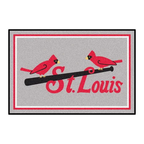 Fan Mats St. Louis Cardinals 4Ft. X 6Ft. Plush Area Rug