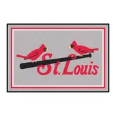 Fan Mats St. Louis Cardinals 4Ft. X 6Ft. Plush Area Rug