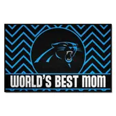 Fan Mats Carolina Panthers Starter Accent Rug - 19In. X 30In. World's Best Mom Starter Mat