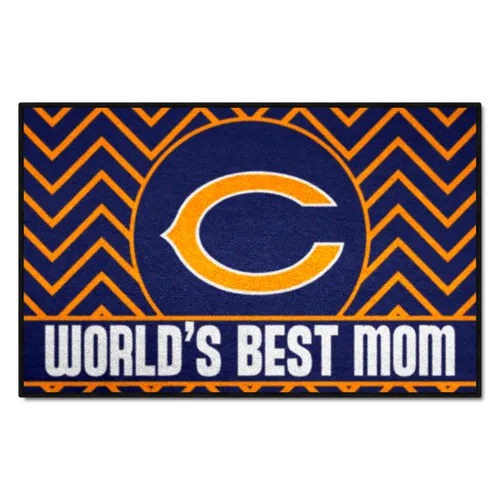 Fan Mats Chicago Bears Starter Accent Rug - 19In. X 30In. World's Best Mom Starter Mat