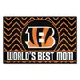 Fan Mats Cincinnati Bengals Starter Accent Rug - 19In. X 30In. World's Best Mom Starter Mat