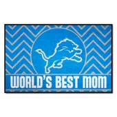 Fan Mats Detroit Lions Starter Accent Rug - 19In. X 30In. World's Best Mom Starter Mat