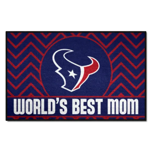 Fan Mats Houston Texans Starter Accent Rug - 19In. X 30In. World's Best Mom Starter Mat