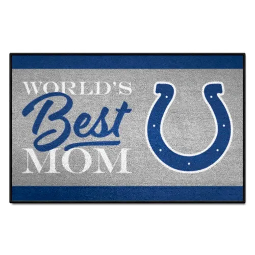 Fan Mats Indianapolis Colts Starter Accent Rug - 19In. X 30In. World's Best Mom Starter Mat