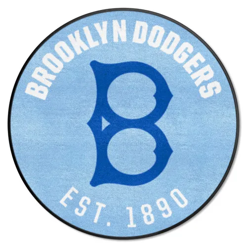 Fan Mats Brooklyn Dodgers Roundel Rug - 27In. Diameter