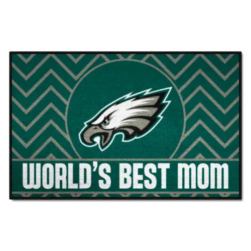 Fan Mats Philadelphia Eagles Starter Accent Rug - 19In. X 30In. World's Best Mom Starter Mat