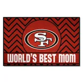 Fan Mats San Francisco 49Ers Starter Accent Rug - 19In. X 30In. World's Best Mom Starter Mat