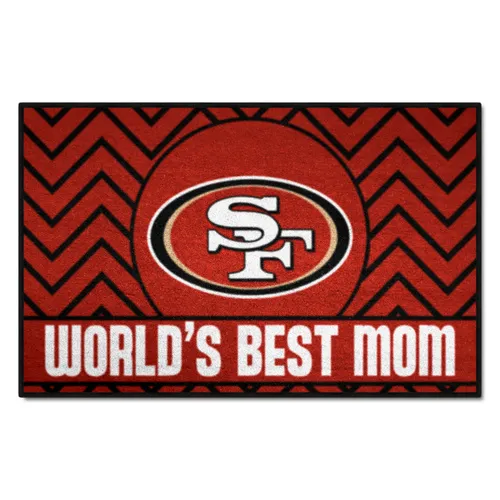 Fan Mats San Francisco 49Ers Starter Accent Rug - 19In. X 30In. World's Best Mom Starter Mat