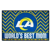 Fan Mats Los Angeles Rams Starter Accent Rug - 19In. X 30In. World's Best Mom Starter Mat