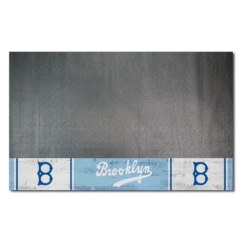 Fan Mats Brooklyn Dodgers Vinyl Grill Mat - 26In. X 42In.