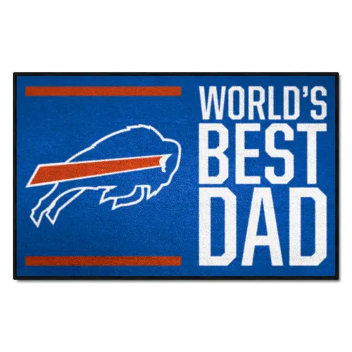 Fan Mats Buffalo Bills Starter Accent Rug - 19In. X 30In. World's Best Dad Starter Mat