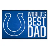 Fan Mats Indianapolis Colts Starter Accent Rug - 19In. X 30In. World's Best Dad Starter Mat