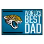 Fan Mats Jacksonville Jaguars Starter Accent Rug - 19In. X 30In. World's Best Dad Starter Mat