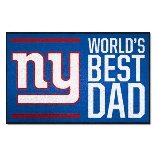 Fan Mats New York Giants Starter Accent Rug - 19In. X 30In. World's Best Dad Starter Mat