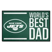 Fan Mats New York Jets Starter Accent Rug - 19In. X 30In. World's Best Dad Starter Mat