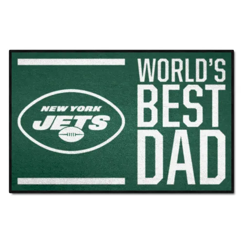 Fan Mats New York Jets Starter Accent Rug - 19In. X 30In. World's Best Dad Starter Mat