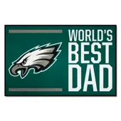 Fan Mats Philadelphia Eagles Starter Accent Rug - 19In. X 30In. World's Best Dad Starter Mat