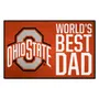 Fan Mats Ohio State Buckeyes Starter Accent Rug - 19In. X 30In. World's Best Dad Starter Mat