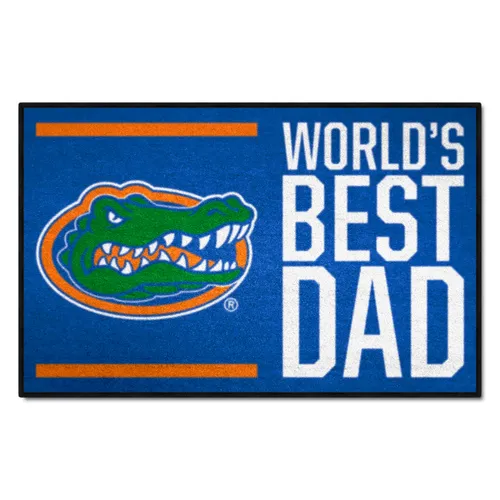 Fan Mats Florida Gators Starter Accent Rug - 19In. X 30In. World's Best Dad Starter Mat