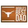 Fan Mats Texas Longhorns Starter Accent Rug - 19In. X 30In. World's Best Dad Starter Mat