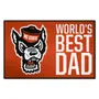 Fan Mats Nc State Wolfpack Starter Accent Rug - 19In. X 30In. World's Best Dad Starter Mat