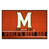 Fan Mats Maryland Terrapins Starter Accent Rug - 19In. X 30In. World's Best Dad Starter Mat