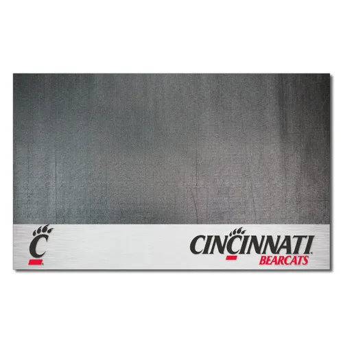 Fan Mats Cincinnati Bearcats Vinyl Grill Mat - 26In. X 42In.