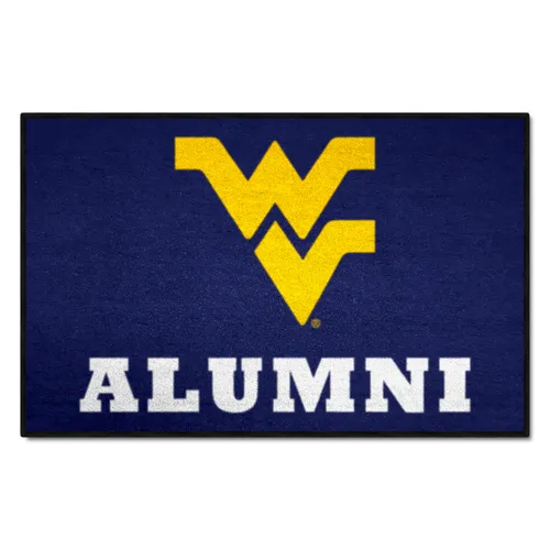 Fan Mats West Virginia Mountaineers Starter Accent Rug - 19In. X 30In. Alumni Starter Mat