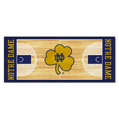 Fan Mats Notre Dame Fighting Irish Court Runner Rug - 30In. X 72In.