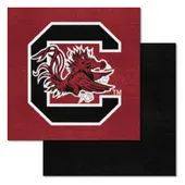 Fan Mats South Carolina Gamecocks Team Carpet Tiles - 45 Sq Ft.