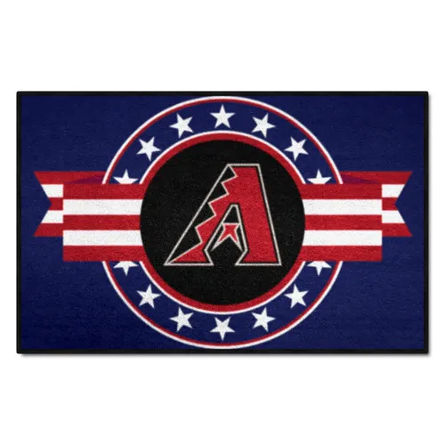 Fan Mats Arizona Diamondbacks Starter Accent Rug - 19In. X 30In. Patriotic Starter Mat