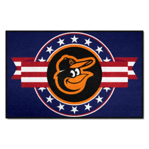 Fan Mats Baltimore Orioles Starter Accent Rug - 19In. X 30In. Patriotic Starter Mat