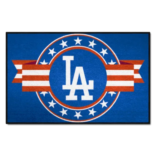 Fan Mats Los Angeles Dodgers Starter Accent Rug - 19In. X 30In. Patriotic Starter Mat