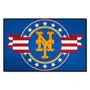 Fan Mats New York Mets Starter Accent Rug - 19In. X 30In. Patriotic Starter Mat