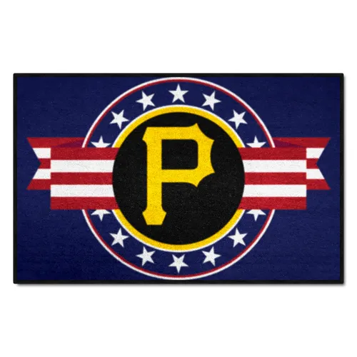 Fan Mats Pittsburgh Pirates Starter Accent Rug - 19In. X 30In. Patriotic Starter Mat