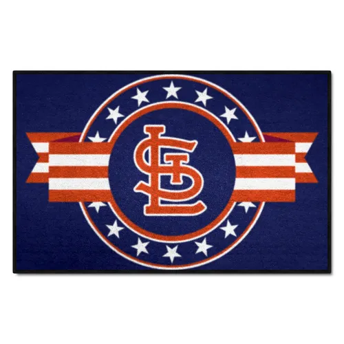 Fan Mats St. Louis Cardinals Starter Accent Rug - 19In. X 30In. Patriotic Starter Mat