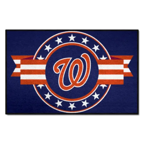 Fan Mats Washington Nationals Starter Accent Rug - 19In. X 30In. Patriotic Starter Mat