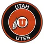 Fan Mats Utah Utes Roundel Rug - 27In. Diameter
