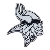 Fan Mats Minnesota Vikings 3D Chromed Metal Emblem