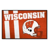 Fan Mats Wisconsin Badgers Starter Accent Rug - 19In. X 30In. Uniform Design