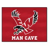 Fan Mats Eastern Washington Eagles Man Cave All-Star Rug - 34 In. X 42.5 In.