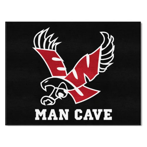 Fan Mats Eastern Washington Eagles Man Cave All-Star Rug - 34 In. X 42.5 In.