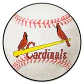 Fan Mats St. Louis Cardinals Baseball Rug - 27In. Diameter