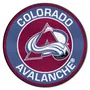 Fan Mats Colorado Avalanche Roundel Rug - 27In. Diameter