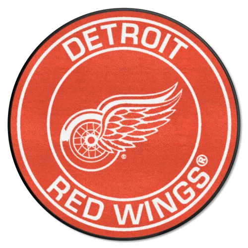 Fan Mats Detroit Red Wings Roundel Rug - 27In. Diameter
