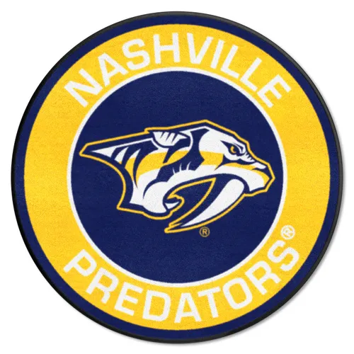 Fan Mats Nashville Predators Roundel Rug - 27In. Diameter