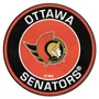 Fan Mats Ottawa Senators Roundel Rug - 27In. Diameter