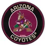 Fan Mats Arizona Coyotes Roundel Rug - 27In. Diameter