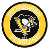 Fan Mats Pittsburgh Penguins Roundel Rug - 27In. Diameter