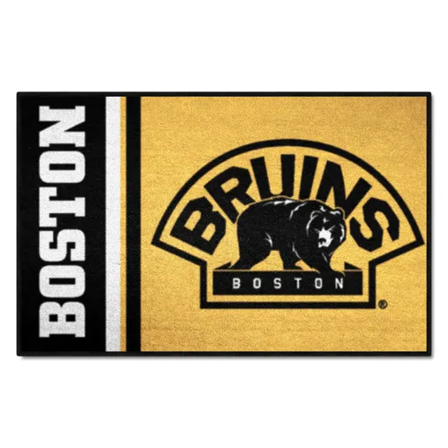 Fan Mats Boston Bruins Starter Accent Rug - 19In. X 30In. Uniform Design